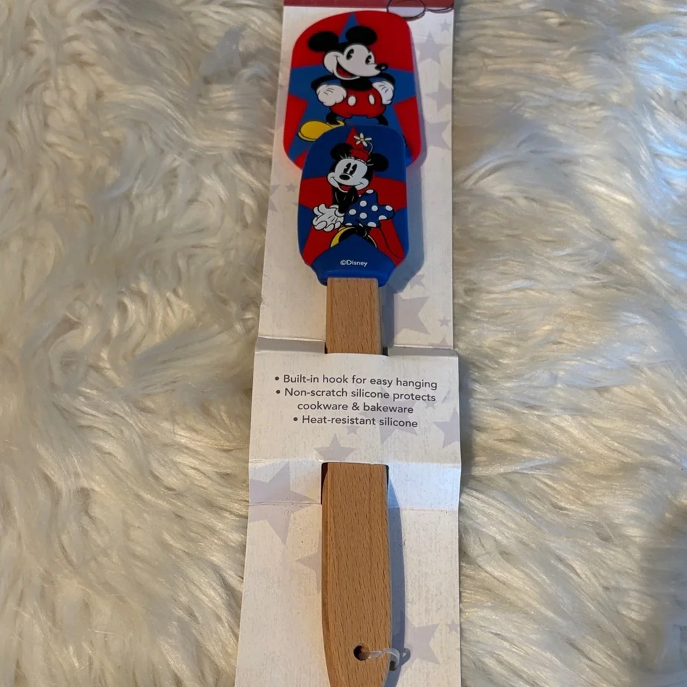 Disney Mickey Mouse Kids Spatula Set - Red and Blue